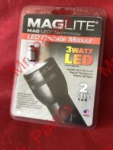 Maglite LED Upgrade Module 2 CELL C o D 3 WATT SH32DCW6F 108-000-699 originale - Foto 1 di 3