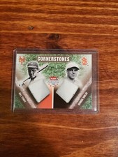 2002 Fleer Platinum Cornerstones Numbered /500 George Sisler Bill Terry HOF