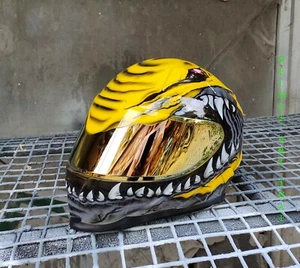 Custom Airbrushed  Motorcycle Helmet - Picture 1 of 12