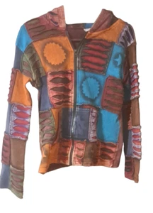 Jugendjacke Made in Napal Gr. M sehr einzigartig - Bild 1 von 5