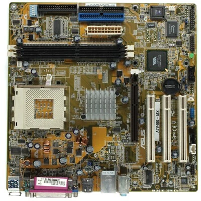 Socket 462/A motherboard - ASUS A7V400-MX - VIA KM400A - TESTED - Image 1 of 2