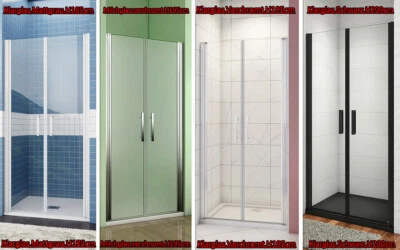 Duschtür Nischentür Pendeltür Duschabtrennung Schwingtür Dusche H185/195/200cm - Bild 1 von 3