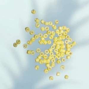Miyuki Delica kleine Perlen 11/0 5 gr hellgelbe Farbe - Bild 1 von 3