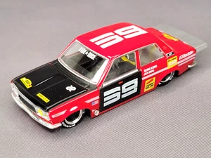 1971 Datsun 510 Kaido House Mini GT IMPORT RENNWAGEN #39 rot Gummireifen - Bild 1 von 7