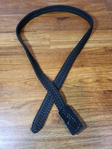NRA Tactical Buckle Paracord Survival Belt CAMO Black Color 50" Long - Picture 1 of 3