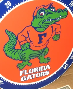 FLORIDA GATORS  Thermometer Face 12" Sign - SEC FOOTBALL BASKETBALL  Gainesville - Picture 1 of 9