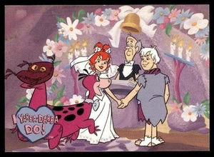 Cardz The Flintstones #58 1993 dinosaurio como portador del anillo - Imagen 1 de 2