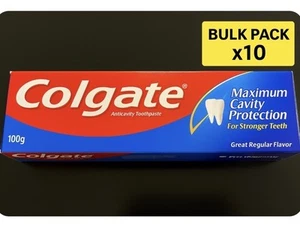 🪥 Colgate Anticavity Toothpaste – BULK PACK x10 Tubes (100g each) | Original - Picture 1 of 6