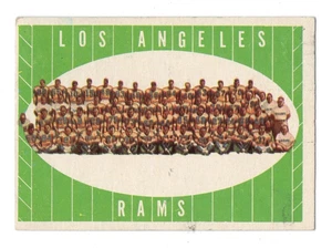 1961 topps Football Los Angeles Rams Team Card - Bild 1 von 1