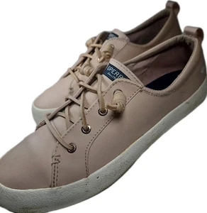 Sperry Top Sider Crest Sneaker Women 10M Pink Leather STS82372 Soft  Barbie[7A - Afbeelding 1 van 15