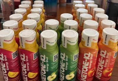 Cetona Iq Energy Shot variedade 29pk framboesa limonada verde maçã e pêssego - Imagem 1 de 4