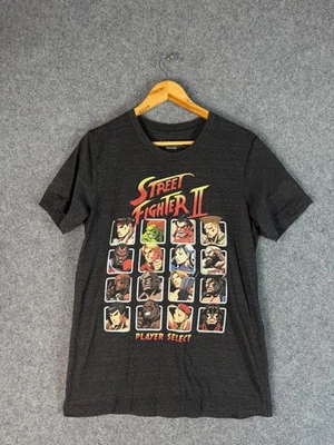 Street Fighter Capcom T Shirt Mens Medium Black Graphic Print Short Sleeve Tee - Image 1 of 4
