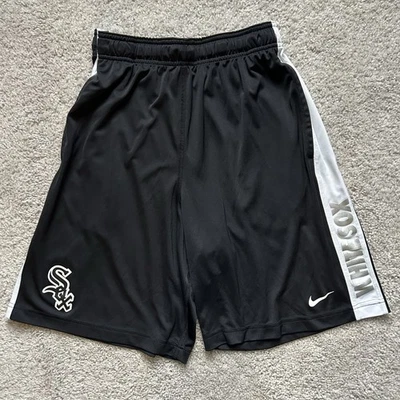 Pantalones Cortos Medianos Chicago White Sox Nike Dri Fit MLB Colección Auténtica  Foto 1 de 4