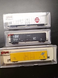 3 Atlas Spur N Güterwagen Swift Norfolk Chicago Northwestern - Bild 1 von 10