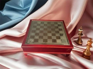 International Silver Company Versailles Schachspiel komplett Holztruhe - Bild 1 von 4