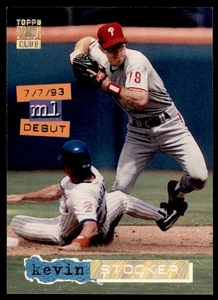 Estadio de béisbol Club 1994 Kevin Stocker Philadelphia Phillies #444 dorado - Imagen 1 de 2