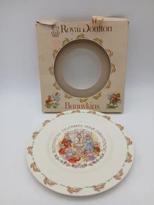 Royal Doulton Bunnykins Celebrate Christening Collector Plate 20.5cm - Picture 1 of 6