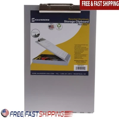 Aluminum Storage Clipboard High Capacity Clip Portable Organizer Professionals - Image 1 of 4