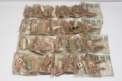 Пара новых из старых запасов винтажных кованных медных дверных петель для шкафа буфета 3/8 дюйма смещение A3 - Изображение 1 из 4