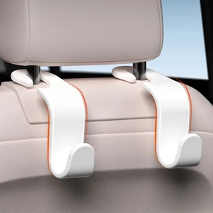 2pcs Car Seat Hook Rear Hanging Bag Holders Storage Bag Wallet Storage Hooks - Foto 1 di 16