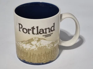 Starbucks Coffee Portland Golbal Icon Collector Series Becher City 16 Oz Tasse - Bild 1 von 8