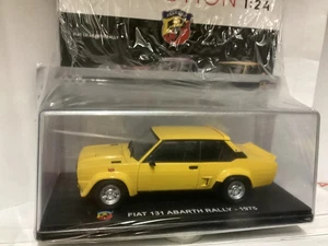 FIAT 131 ABARTH RALLY 1975 RARA SCALA 1/24 SERIE ABARTH COLLECTION MODELLO NUOVO - Foto 1 di 8