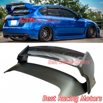 For 2008-2014 Subaru Impreza STi Hatch VR V1 Style Rear Roof Spoiler (Carbon) - Image 1 of 3