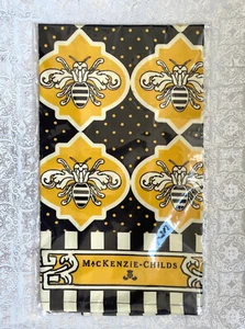 MACKENZIE CHILDS QUEEN BEE GESCHIRRTUCH 18X26" 100% BAUMWOLLE NEU VERSIEGELT - Bild 1 von 3