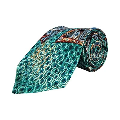 Wembley 100% Polyester Abstract Multicolor Men's Tie - Image 1 of 4