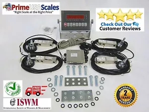 Floor Scale Kit Livestock Stock Kit Build Your Own Scale Load Cells 2,500 lb - Picture 1 of 1