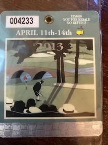 2013 Masters Badge - Augusta National Golf Club - Adam Scott Champion - Picture 1 of 2