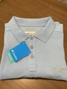 Columbia Elm Creek Kurzarm Blau Omni Wick Herren Poloshirt Gr. XL UV Protect - Bild 1 von 11