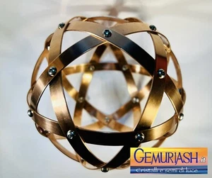 Genesa Pentasfera diametro 13 cm in rame profilo 1 cm - Foto 1 di 5