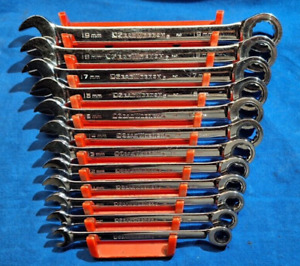GearWrench 14pc METRIC Ratcheting combination wrench set 19mm-8mm