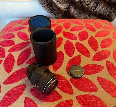 Pentax M zoom 1:2 8-4 40-80mm vintage camera lens in hard case - Image 1 of 4