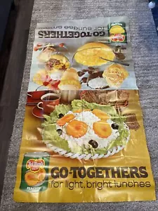 Del Monte Go Togethers Supermarket Poster 40” X 70" Food Products 1963 Promo - Picture 1 of 7