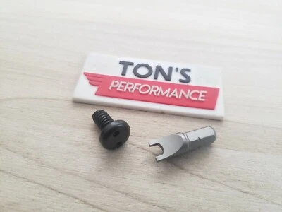 BLACK Stainless Anti Theft Snake Bolt for Harley Seat Mounting to Rear Fender - Image 1 of 4