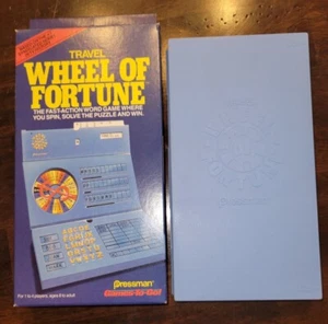 Vintage Wheel Of Fortune Travel Game Pressman 1988 NEW IN BOX - Picture 1 of 10