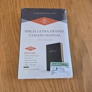 Biblia Letra Grande 12 Puntos, Tamaño Handbuch RV1960, Imit. piel, vino con índice - Bild 1 von 4