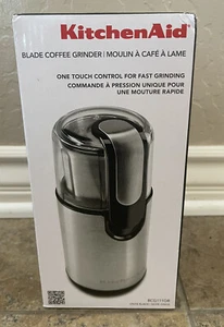 KitchenAid BCG1110B Coffee Bean Grinder Spices Stainless Steel New - Picture 1 of 7