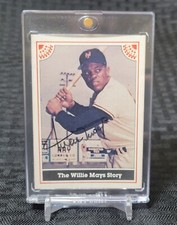 1983 Willie Mays HOF AUTO #1246/2000 ASA The Willie Mays Story On Card Autograph