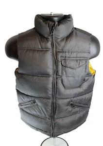 Gap Kids Puffer Vest Dark Gray Vest Zip Up 2 Zip Pockets Size Large - Picture 1 of 6
