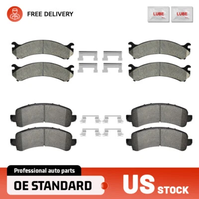 Pastillas de freno delanteras y traseras de cerámica para Chevrolet GMC Express Savana 2500 2006-2017 Foto 1 de 4