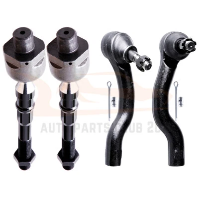 4Pcs Front Steering Inner Outer Tie Rod End Fit For 2005-2019 Nissan Frontier - Image 1 of 4