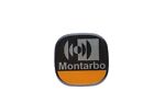 For Replacement Montarbo Crystal Bubble Top Logo Badge Metal Base