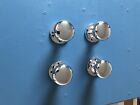 4 Face Fix rigid Polished Chrome 2 Inch cupboard knobs 50mm M35 LM CP