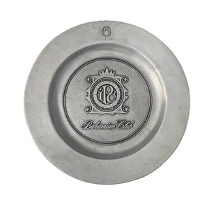 Vintage Wilton Pewter Plate - IPC Bahamian Club Logo - Picture 1 of 5