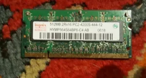 Hynix 512MB 2Rx16 PC2-4200S-444-12 Laptop Notebook RAM Chip - Picture 1 of 2