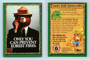 Only You Can Prevent Forest Fires #33 Smokey Bear 1996 Dart Trading Card - Picture 1 of 1