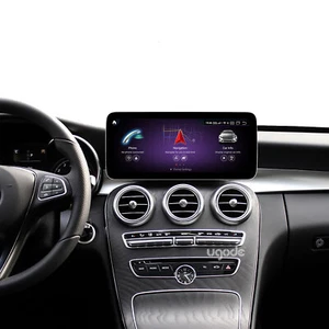 12.3" Android 13 Screen CarPlay For Mercedes C V GLC W205 C43 Car Stereo 128G - Picture 1 of 9